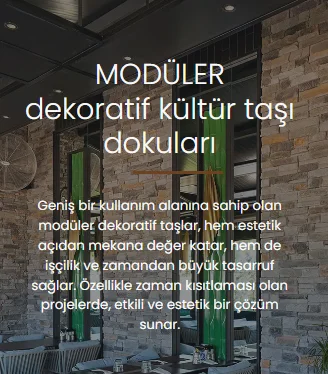 Modül Taş Modelleri
