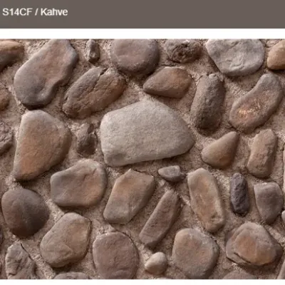 Kahve tonu modern kültür taşı modelimiz