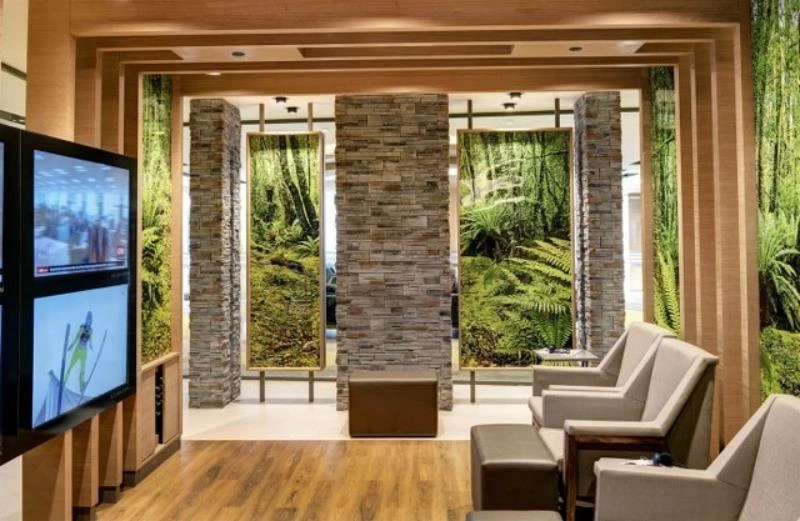 Rustik tarz antik pişmiş toprak tuğla kaplama.