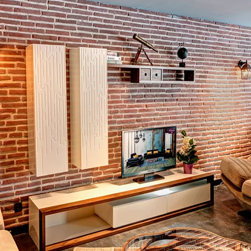 Plazma Tv Arkası Tuğla Kaplamaları