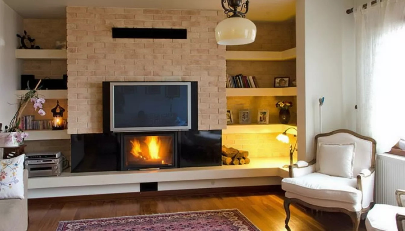 Modern Salon TV Duvarı Dekorasyonu Aydınlık salonda modern TV duvarı dekorasyonu