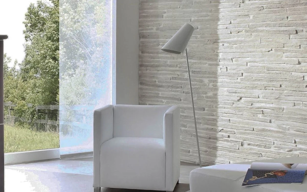 Breccia Ahşap Panel Gris renk ve doku görünümü