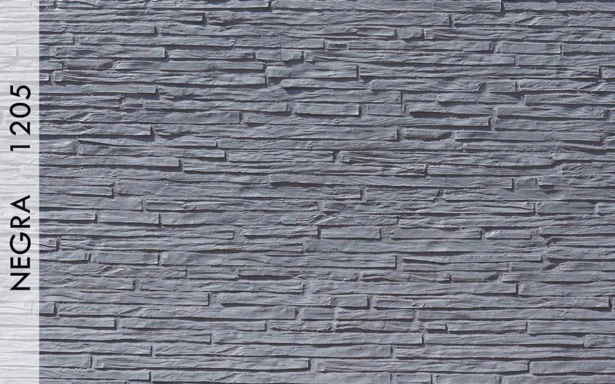 Breccia Ahşap Panel Negra renk ve doku görünümü