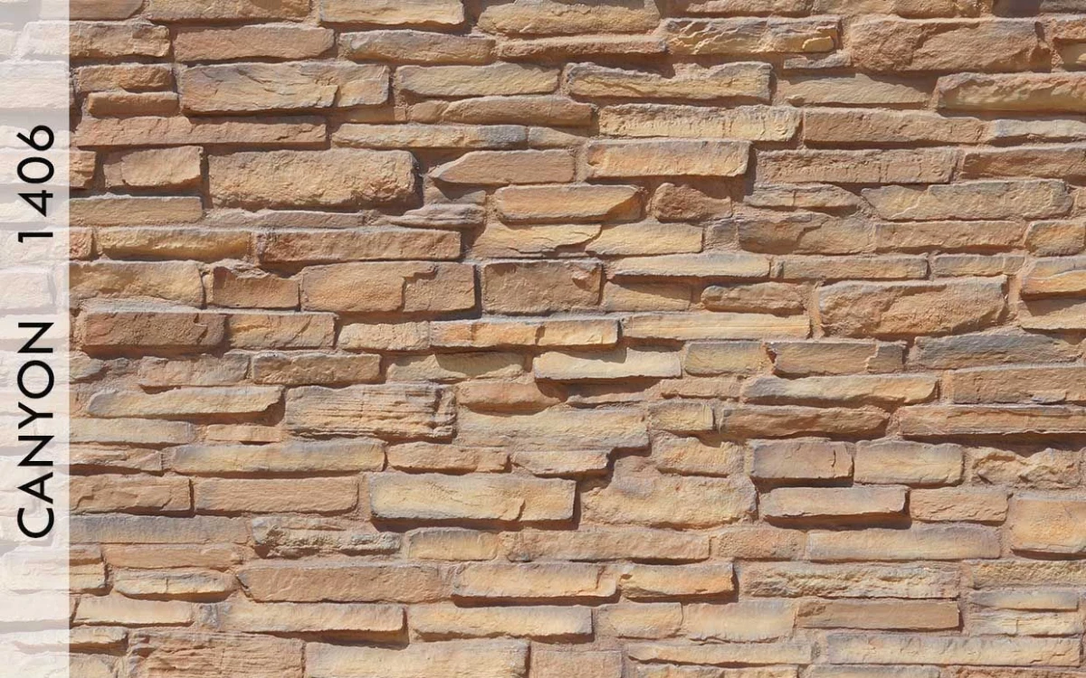 Piedra Taş Panel Canyon renk ve doku görünümü