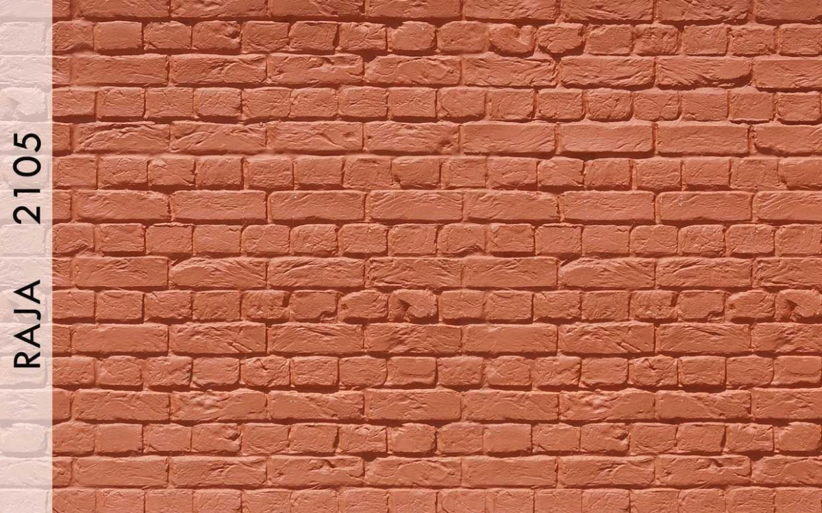 Brique Tuğla Panel Raja renk ve doku görünümü