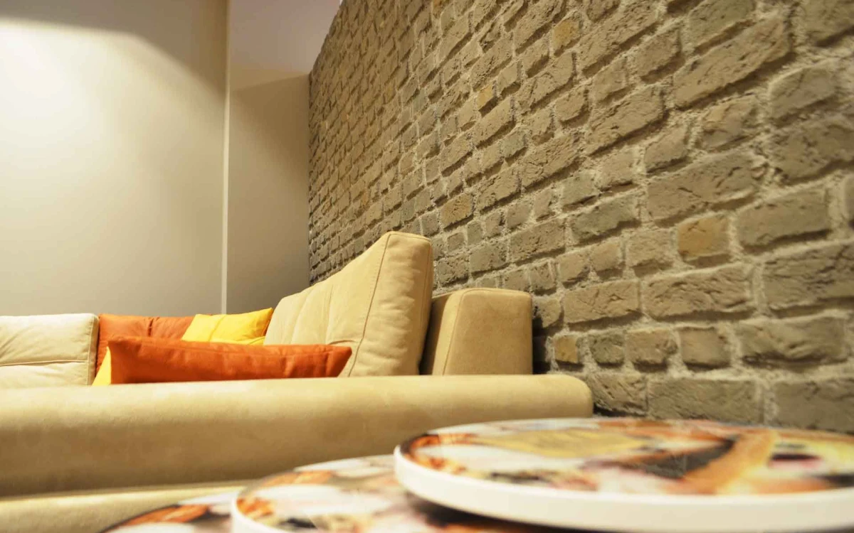Ladrillo Tuğla Panel Verde renk ve doku görünümü