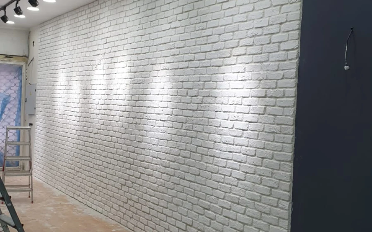 Loft Tuğla Panel Blancura renk ve doku görünümü