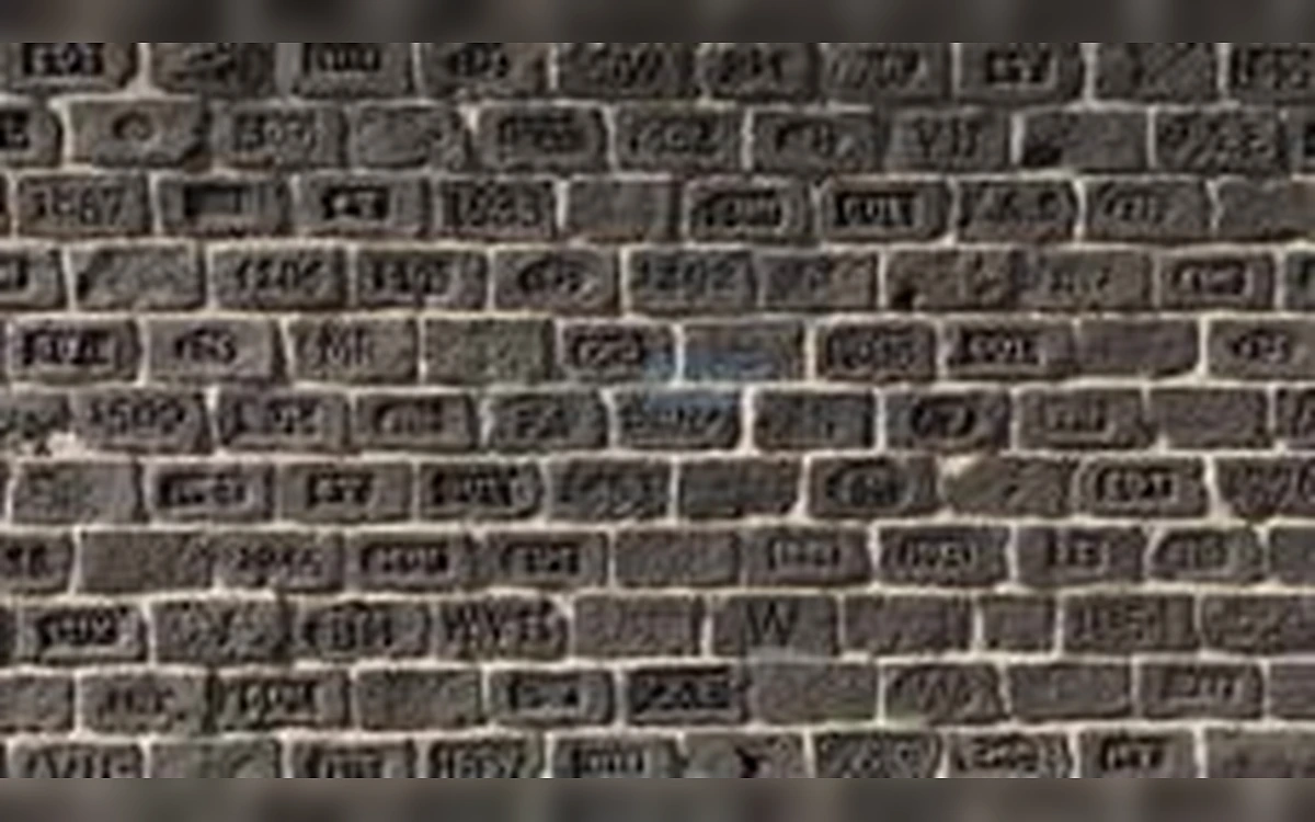 Scritto Tuğla Panel Negra renk ve doku görünümü