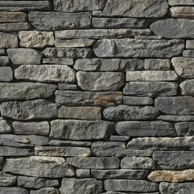 Montanoso Gray Hill Drystacked Dekoratif Taş