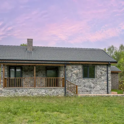 Dekoratif Taş Rocky Mountain Dış Mekan Uygulaması