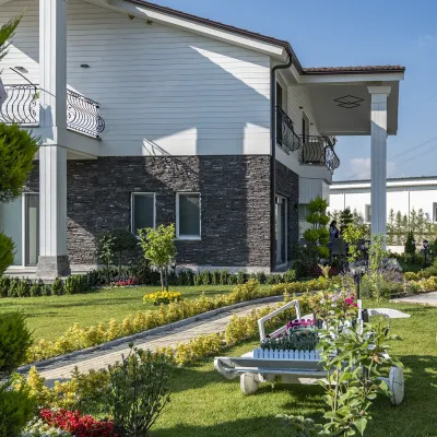 Dekoratif Taş Arcadia Dark Rundle Villa Uygulaması