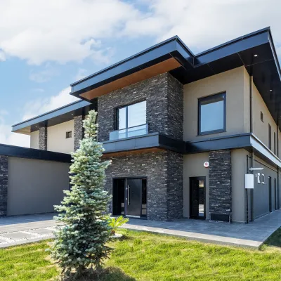 Dekoratif Taş Arcadia Kara Elmas Villa Uygulaması