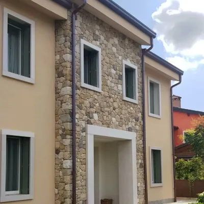 Dekoratif Taş Atlas Giriş Kolon Uygulaması