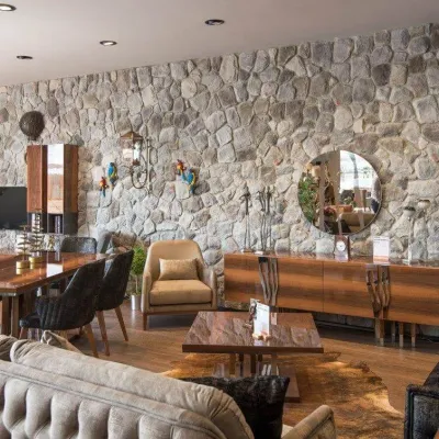 Dekoratif Taş Atlas Salon Uygulaması