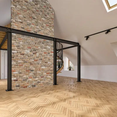 Dekoratif Tuğla Barok London İç Mekan