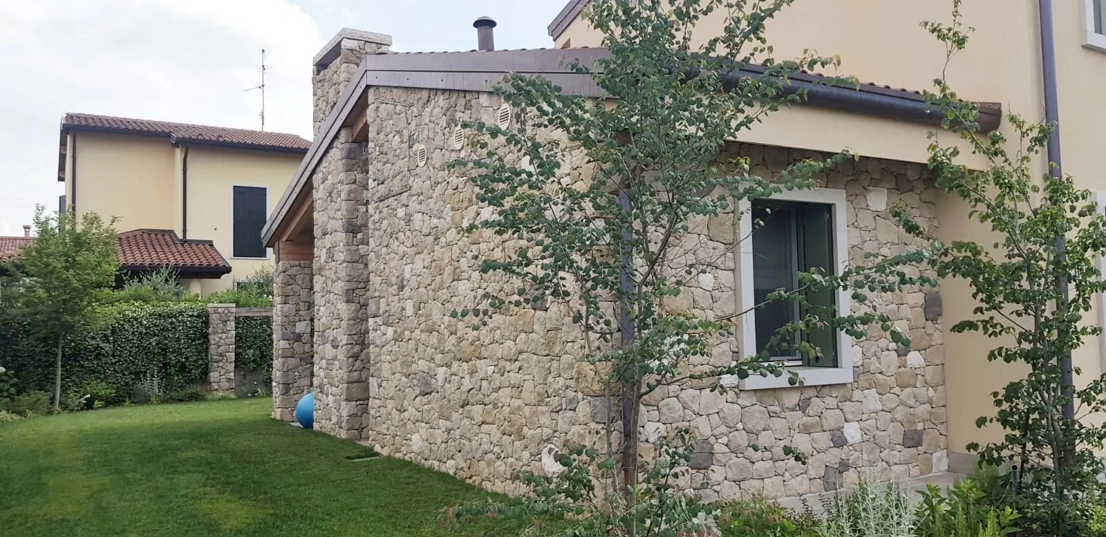 Atlas modeli villa dış cephe kaplama uygulaması