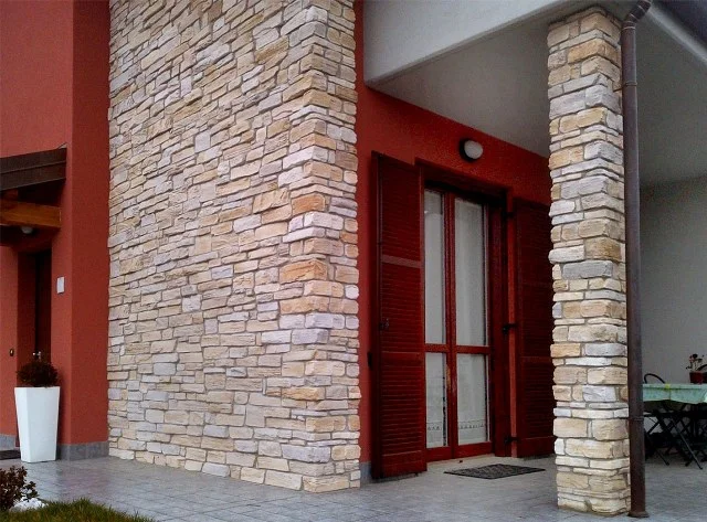 Canyon Craft kültür taşı dış mekân duvar kaplama uygulaması