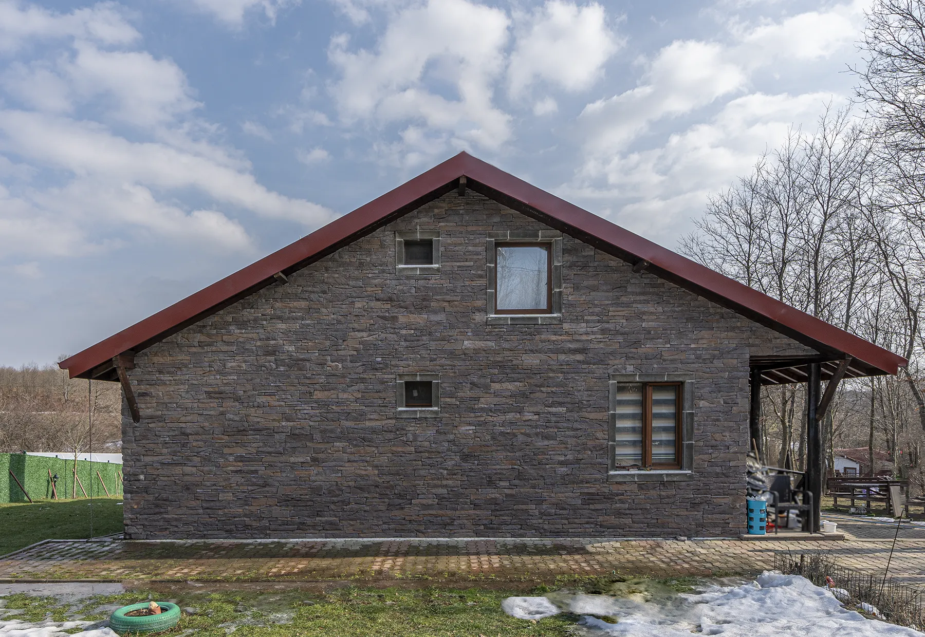 İnka kültür taşı Granat köy evi duvarı