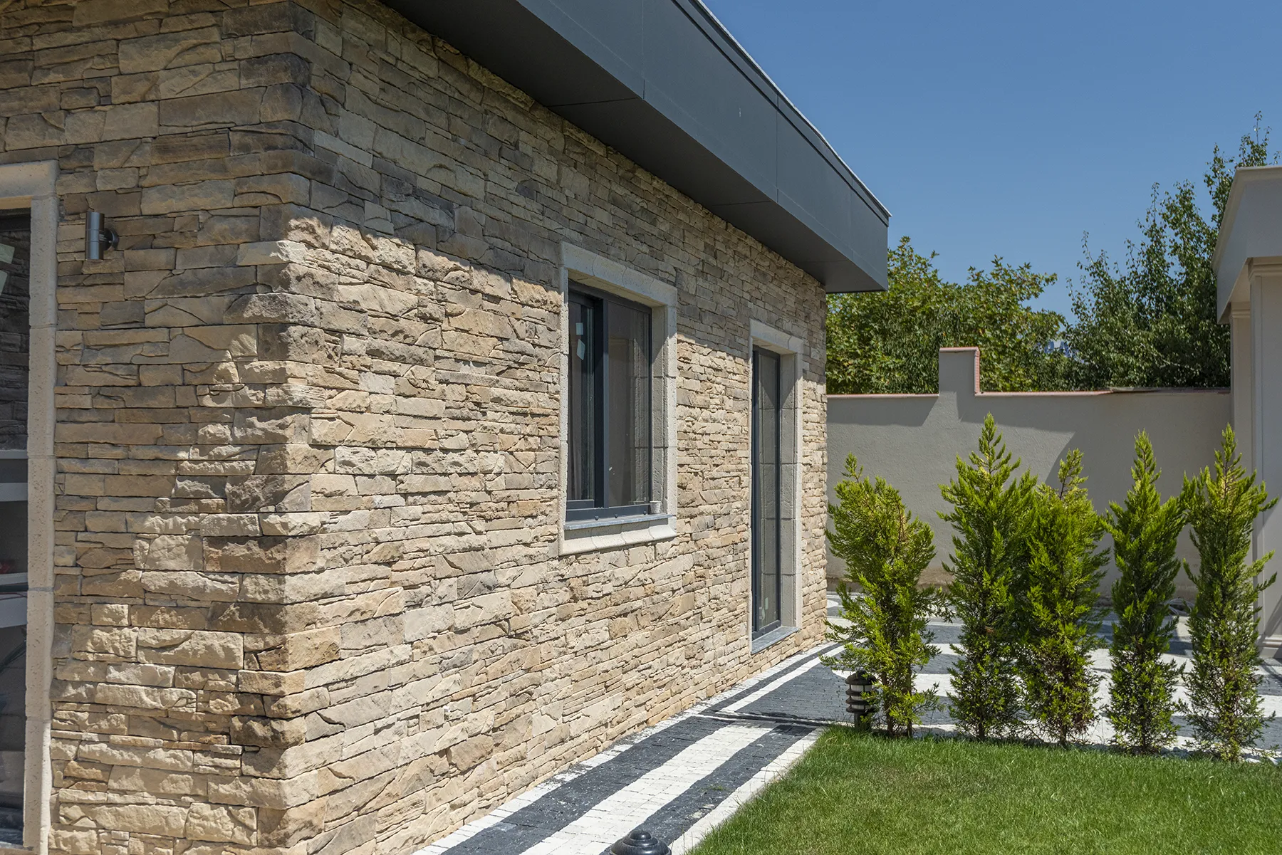 İnka kültür taşı Kum villa duvar kaplama