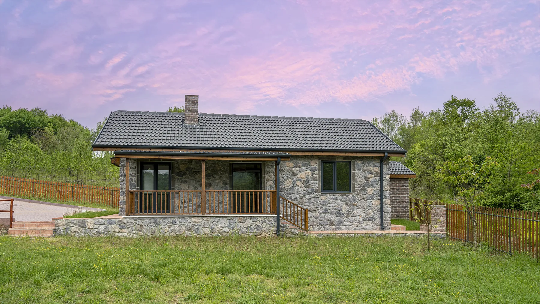 Rocky Mountain kültür taşı köy evi duvar kaplama