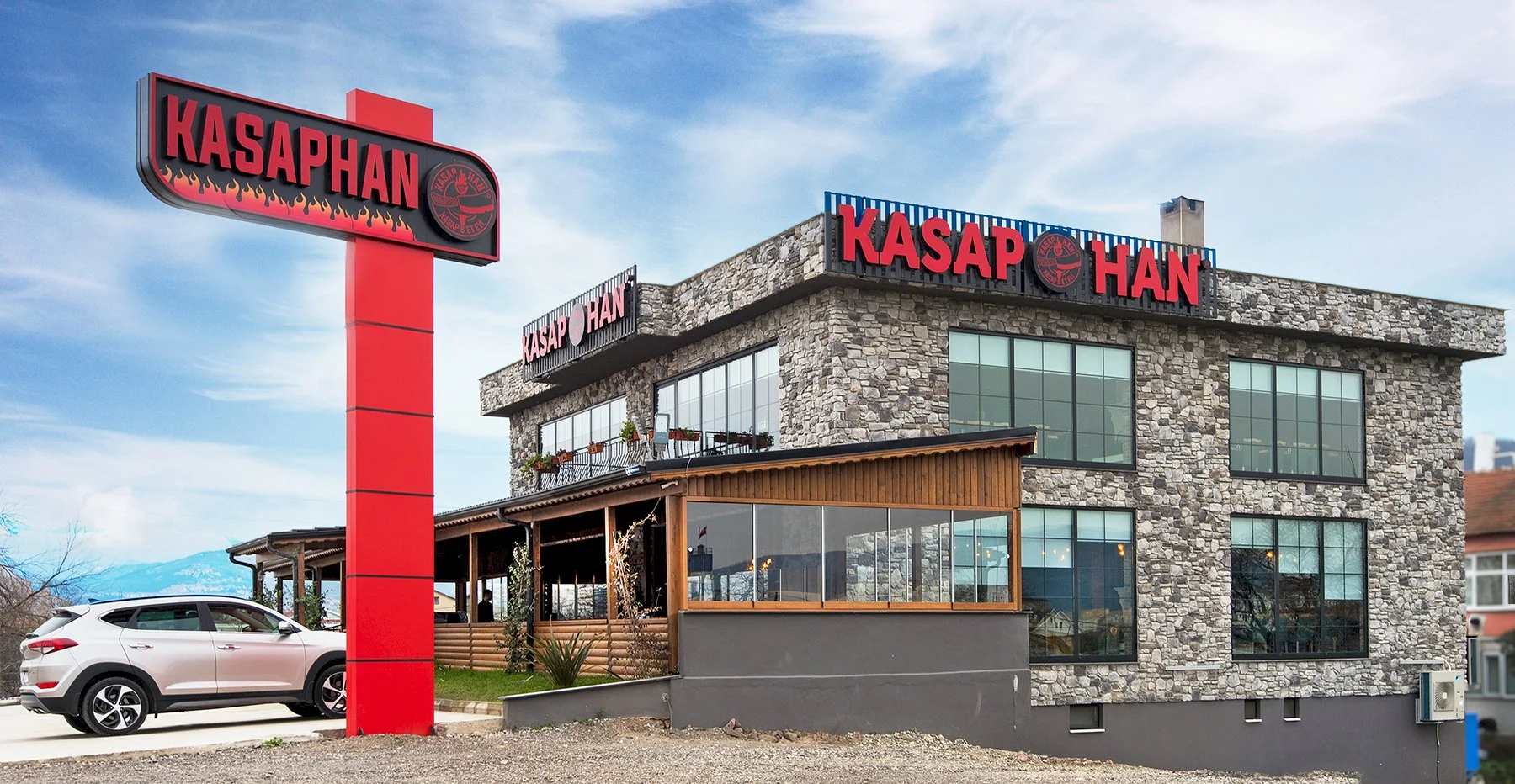 Rupe Kültür Taşı mağaza duvarı uygulaması