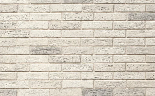 Factory Beyaz kültür tuğlası renk görünümü