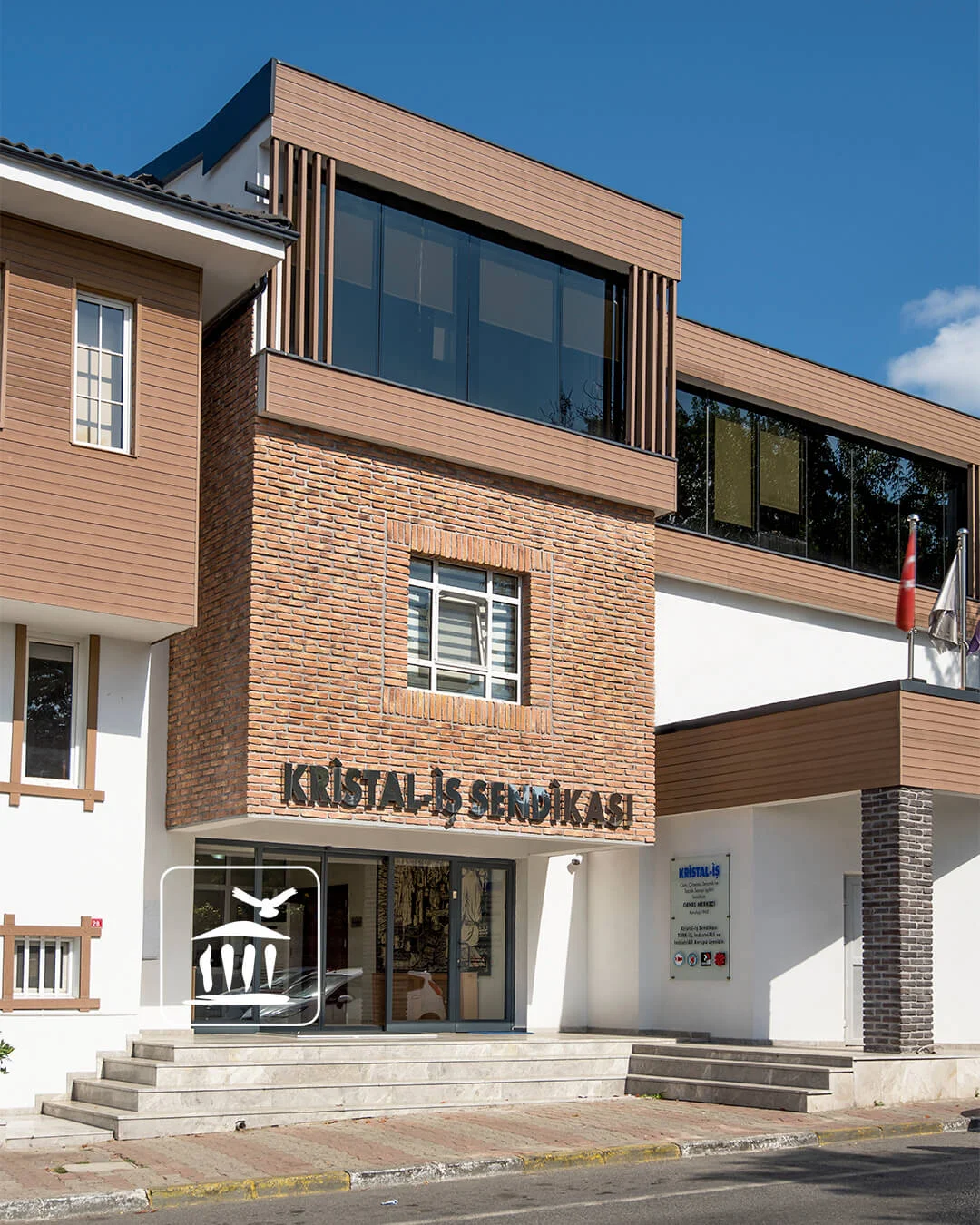 Ferrara kültür tuğlası dış cephe örneği