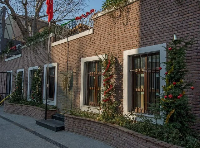 Granulbrick 20-30 kültür tuğlası dış cephe örneği