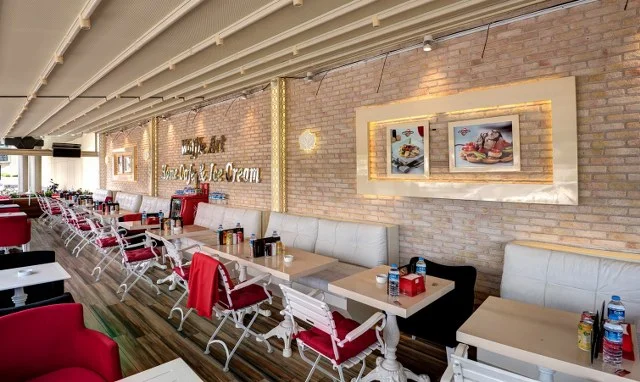Granulbrick 20-30 kültür tuğlası kafe örneği