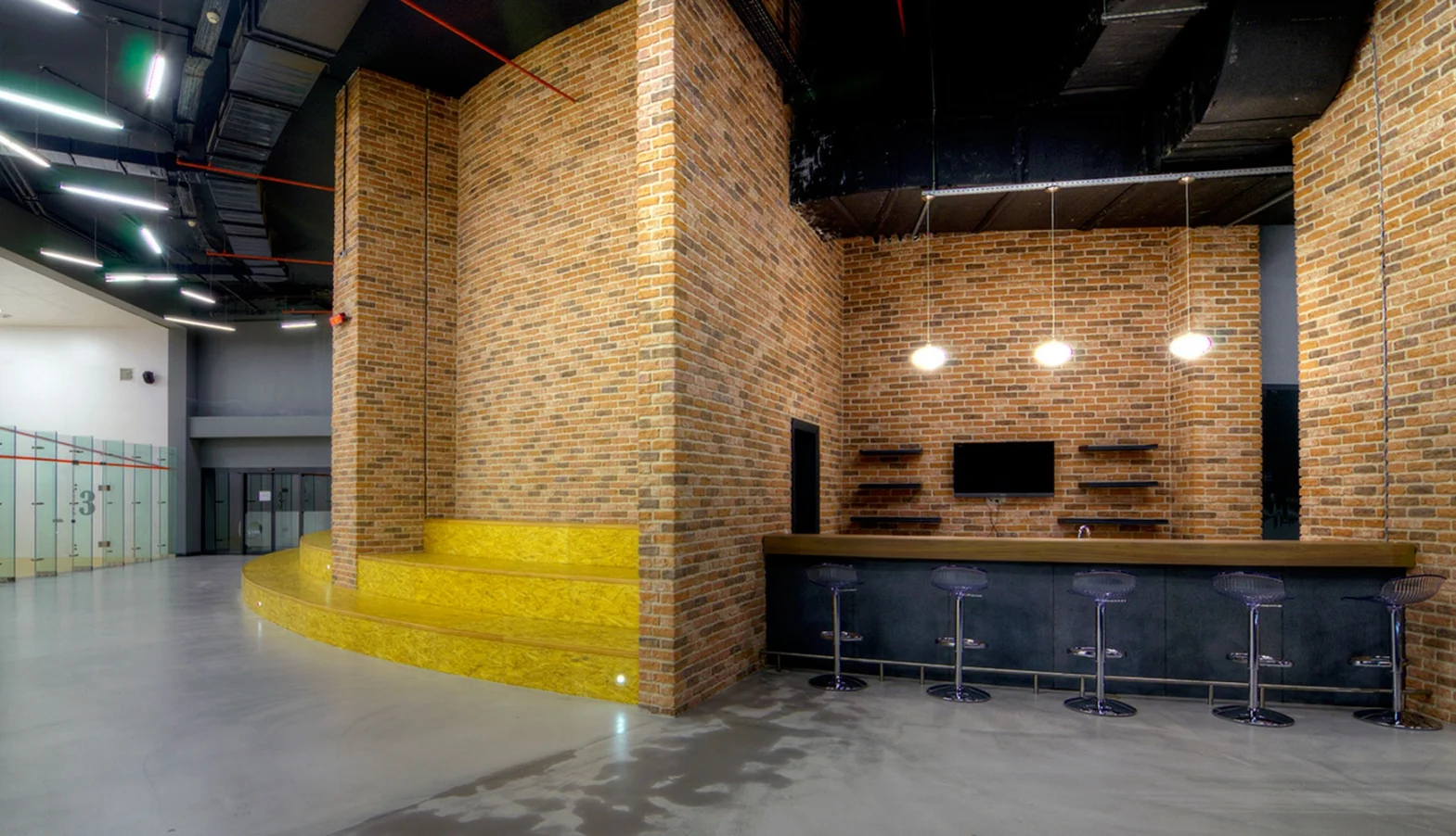 Granulbrick 50 kültür tuğlası duvar uygulaması örneği